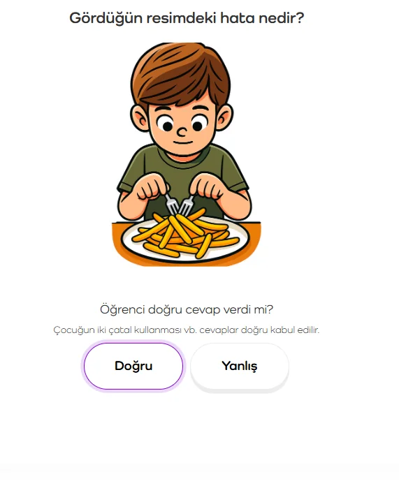 Dikkat örneği 2